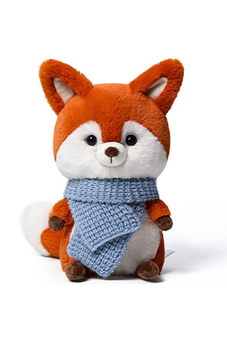 Mini Scarf Fox 9.8in Plush, Main, color, Multicolored