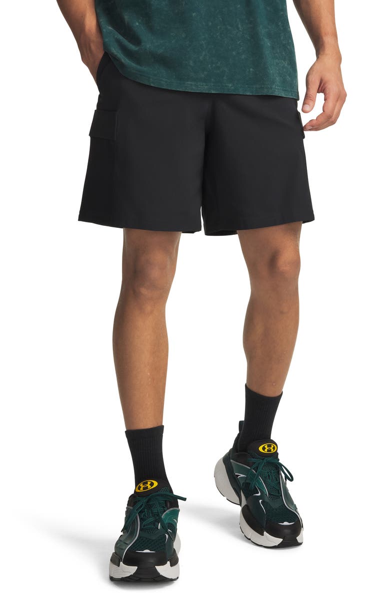 Under Armour Unstoppable Airvent Cargo Shorts, Main, color, Black