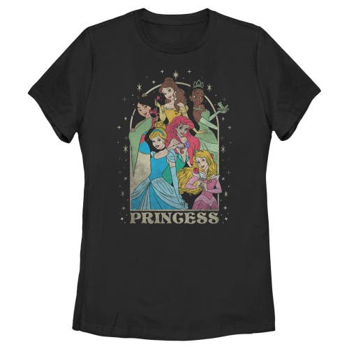Disney Princess Arch  Graphic T-shirt In Black