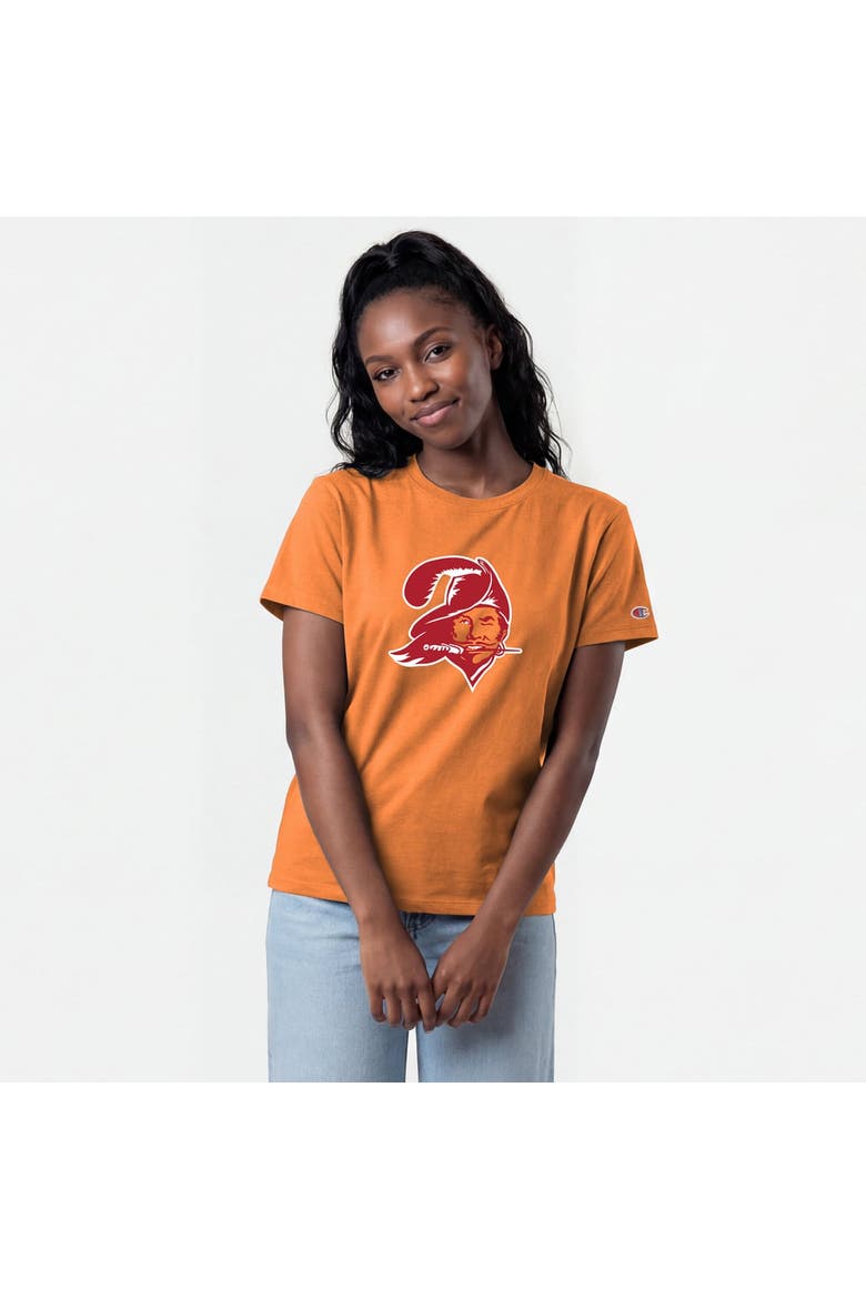 Women's Champion  Orange Tampa Bay Buccaneers Logo T-Shirt, Main, color, Orange