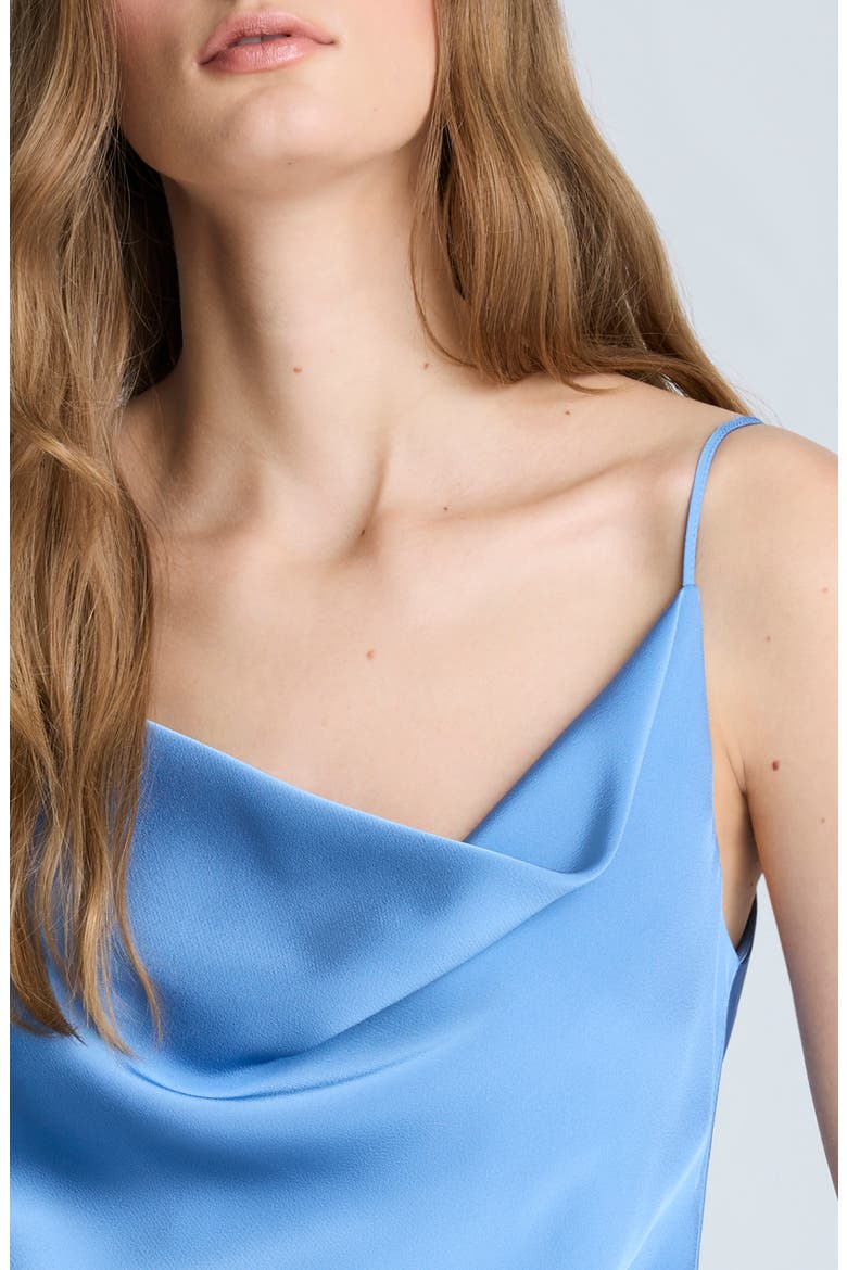 Cowl Neck Slipdress, Alternate, color, SHADOW BLUE