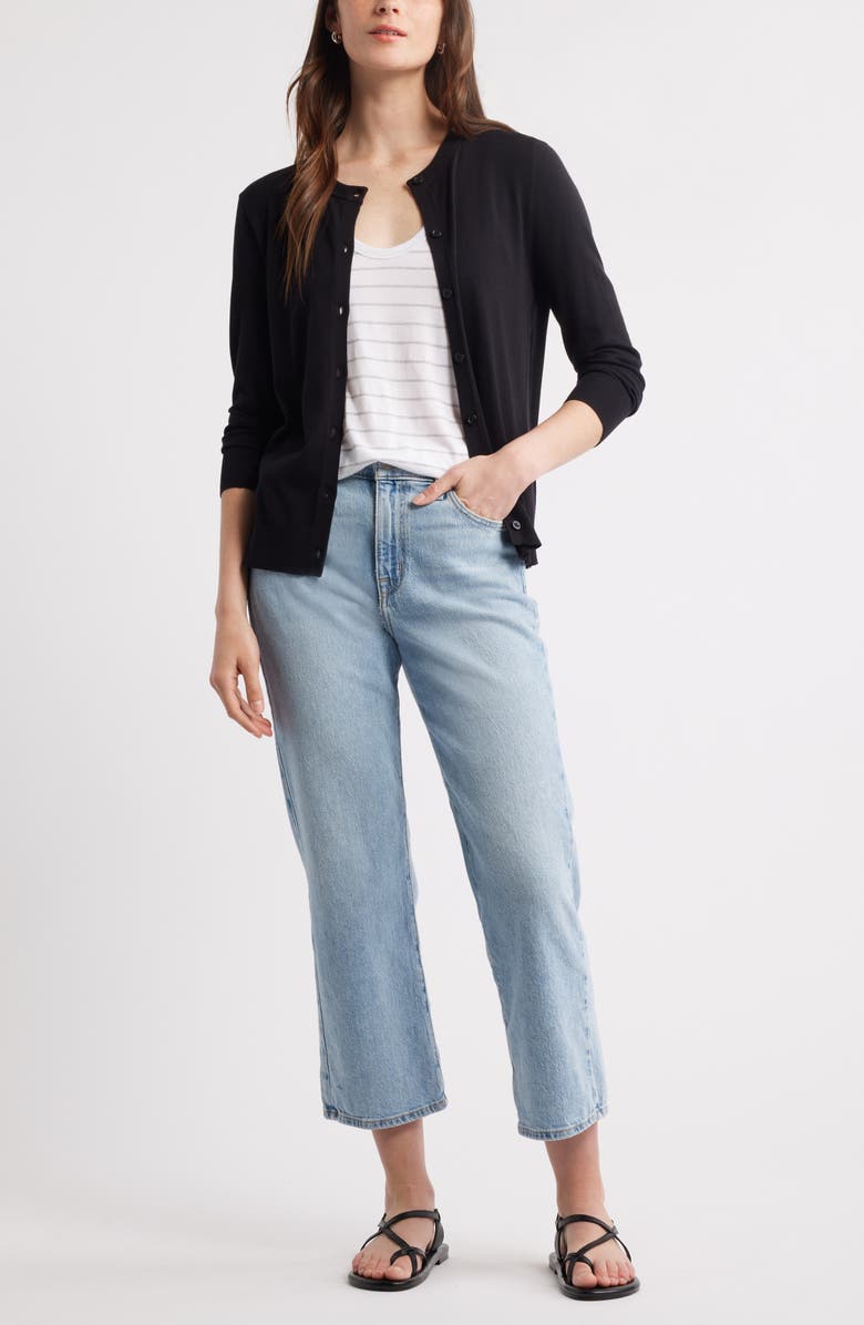 Crewneck Cardigan