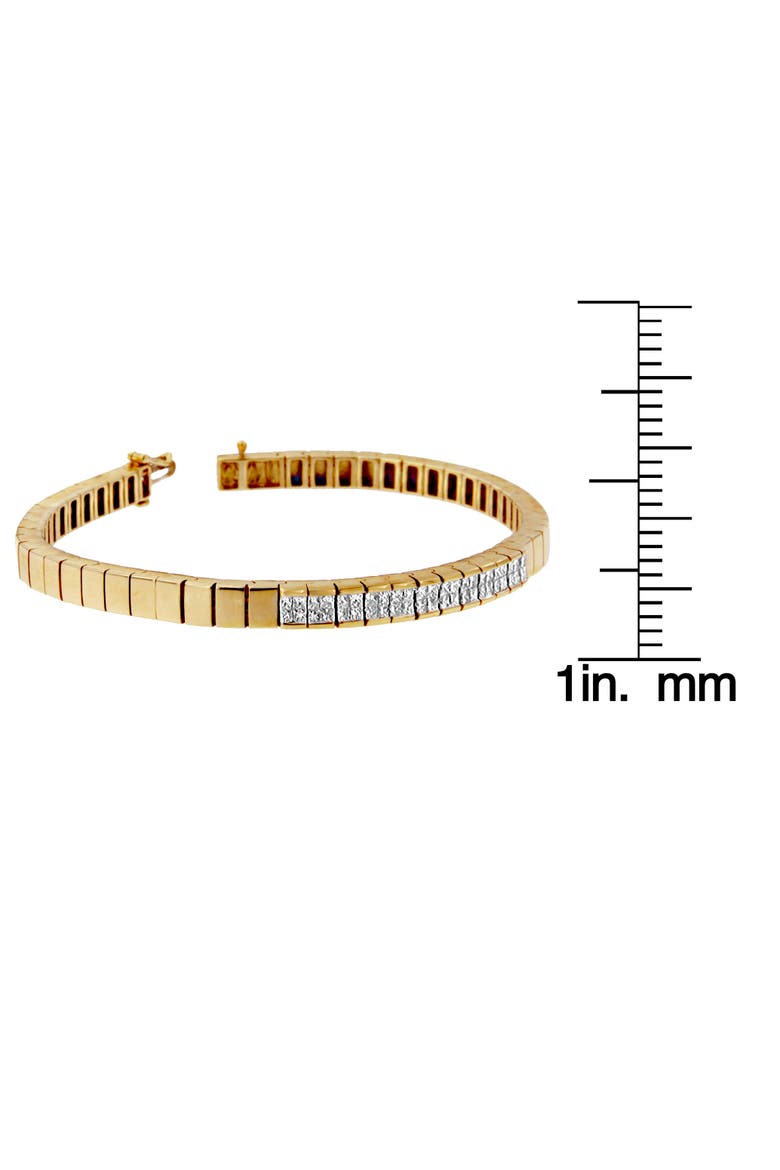 14K Yellow Gold 1.00 cttw Diamond Banded Bracelet, Alternate, color, Yellow