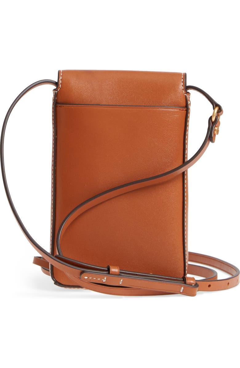 Tory Burch Miller Leather Phone Crossbody Bag, Alternate, color,