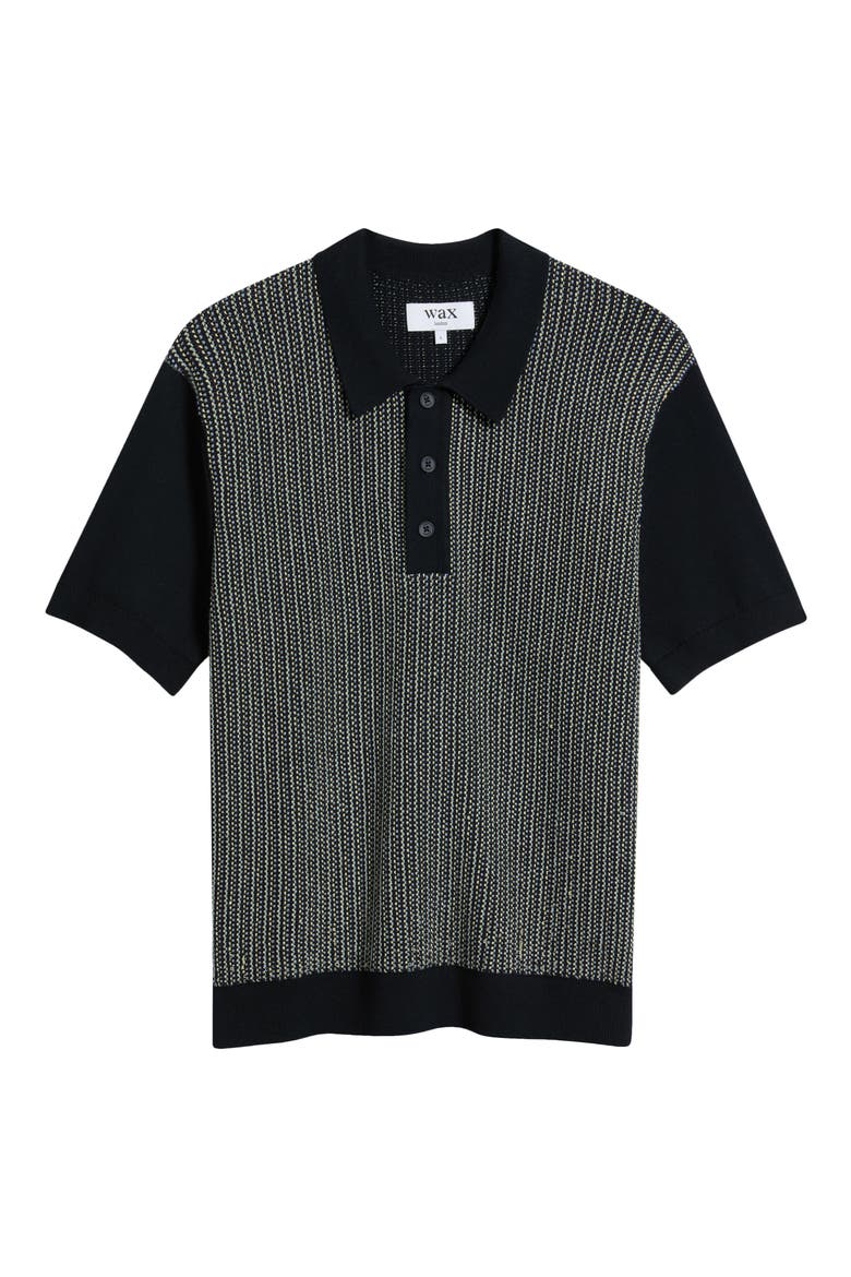 Turin Stripe Polo, Alternate, color, NAVY