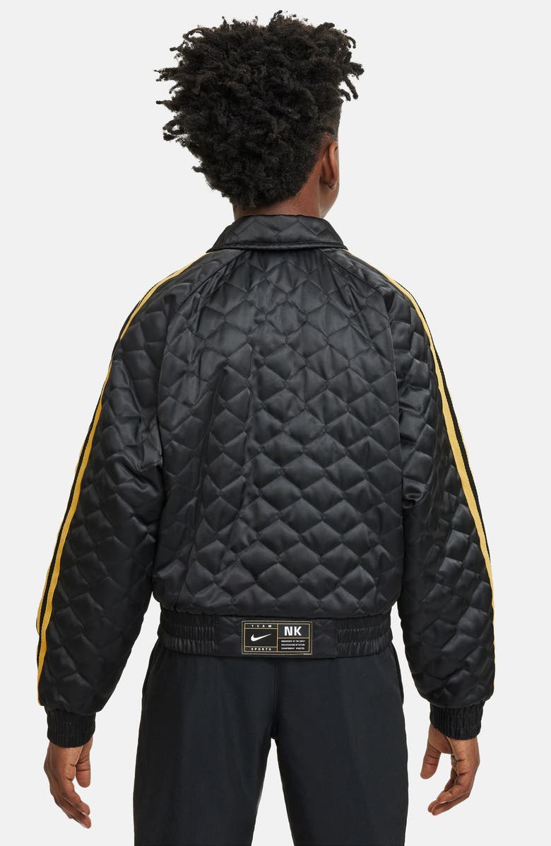 Nike Kids' Culture Of Basketball Repel Quilted Bomber Jacket, Alternate, color, 