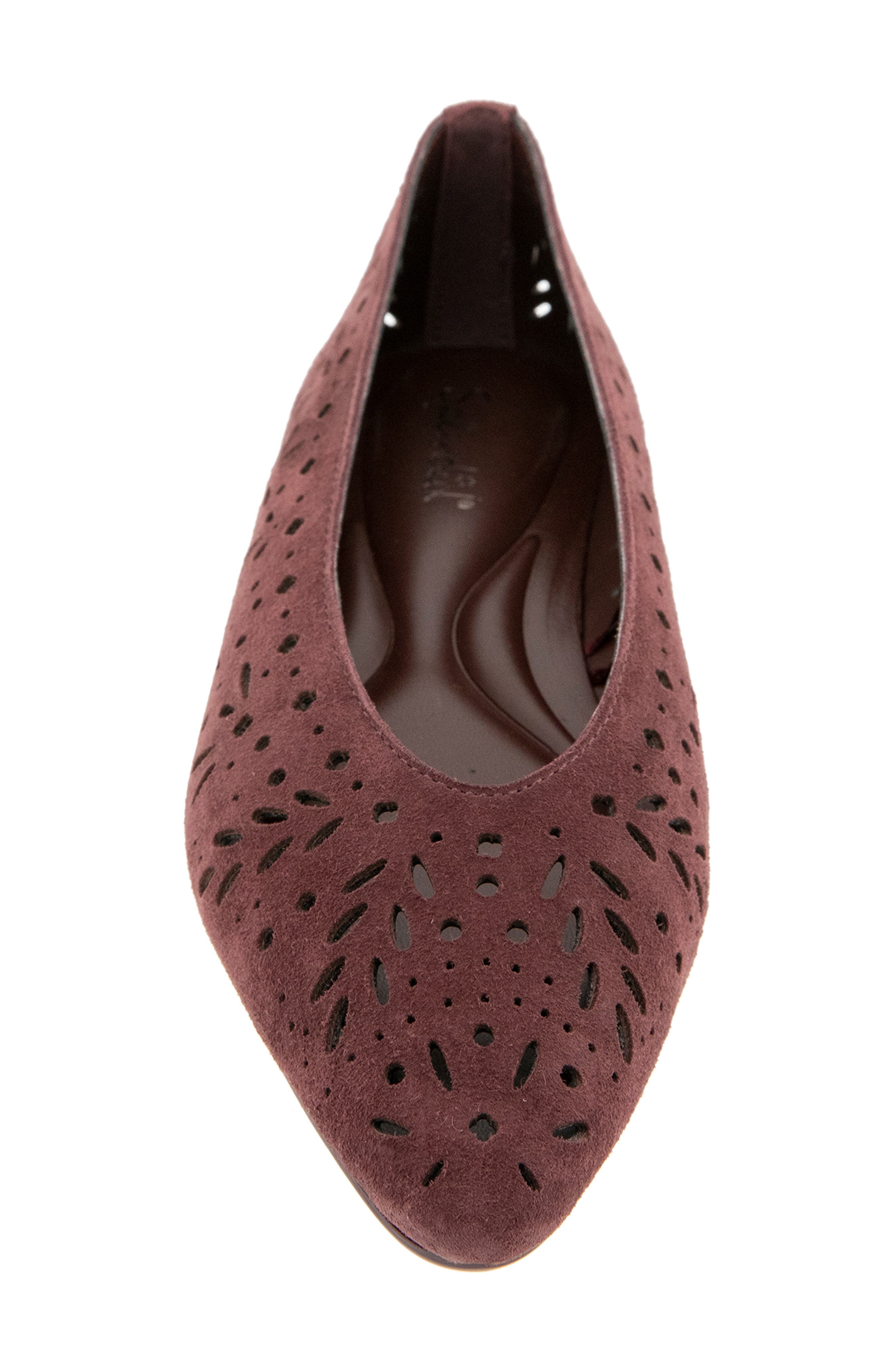 Latouche Perf Flat, Alternate, color, ASH WINE