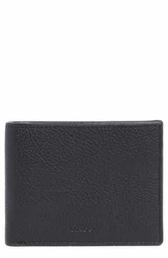 Simple Pebbled Leather Bifold Wallet