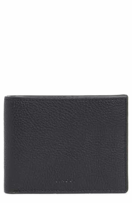 Simple Pebbled Leather Bifold Wallet