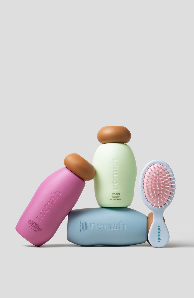 Nēmah Bath-Time Trio, Main, color, Light Blue | Pink