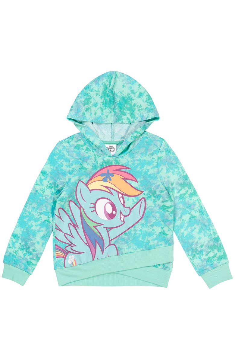 MY LITTLE PONY Rainbow Dash Pullover Hoodie, Main, color, Blue