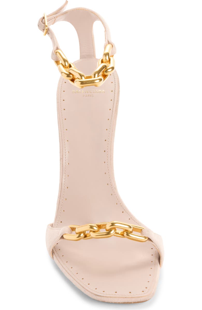 Balenciaga Duchesse Sandal, Alternate, color, Beige/ Gold