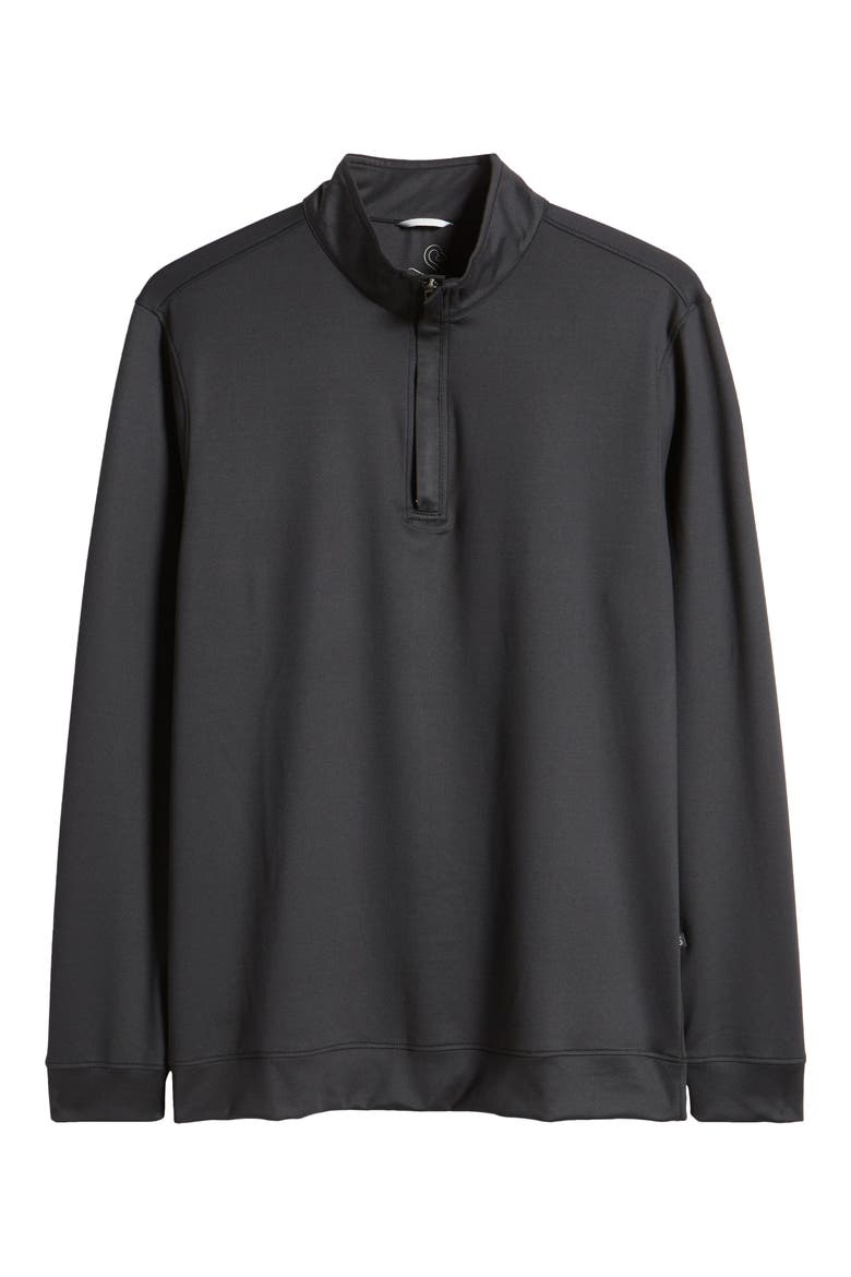 McKinnon Quarter Zip Golf Pullover, Alternate, color, BLACK