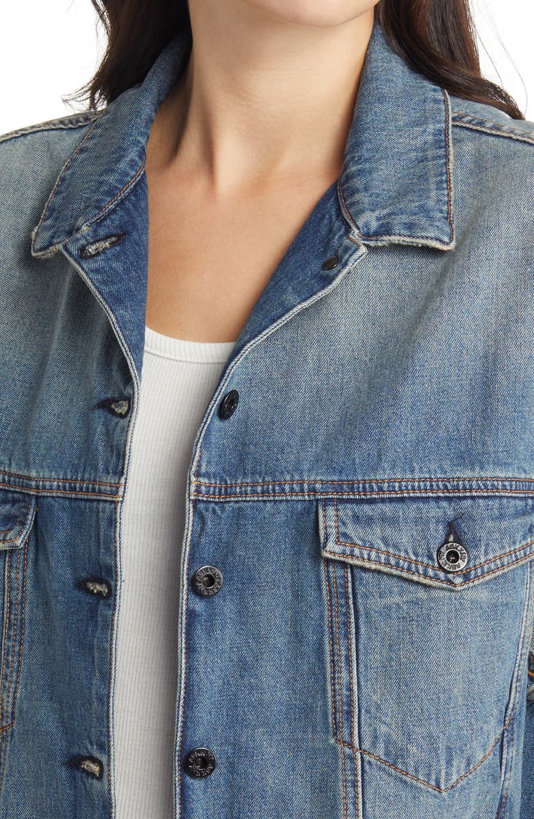 ASKK NY Oversize Denim Vest, Alternate, color,