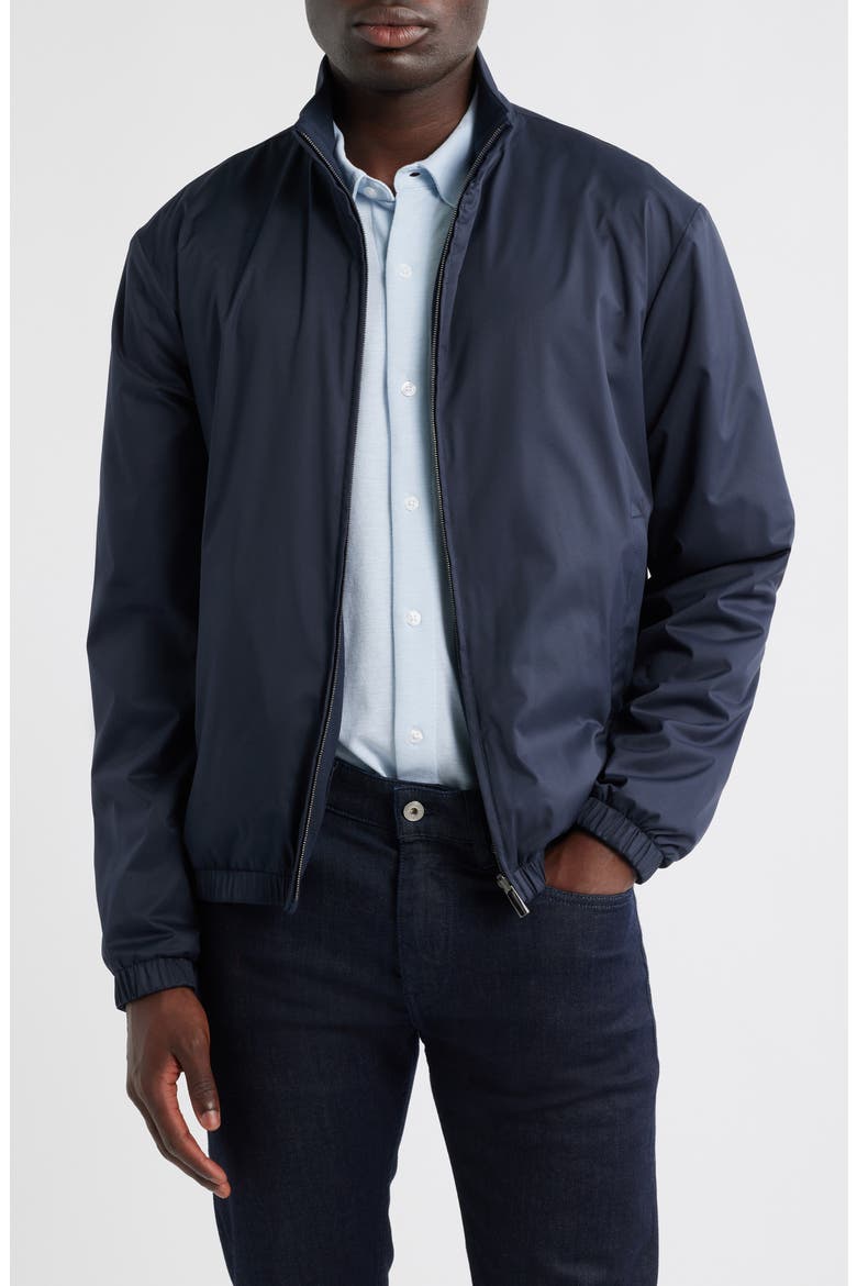 Reversible Soft Touch Blouson Jacket, Main, color, NAVY