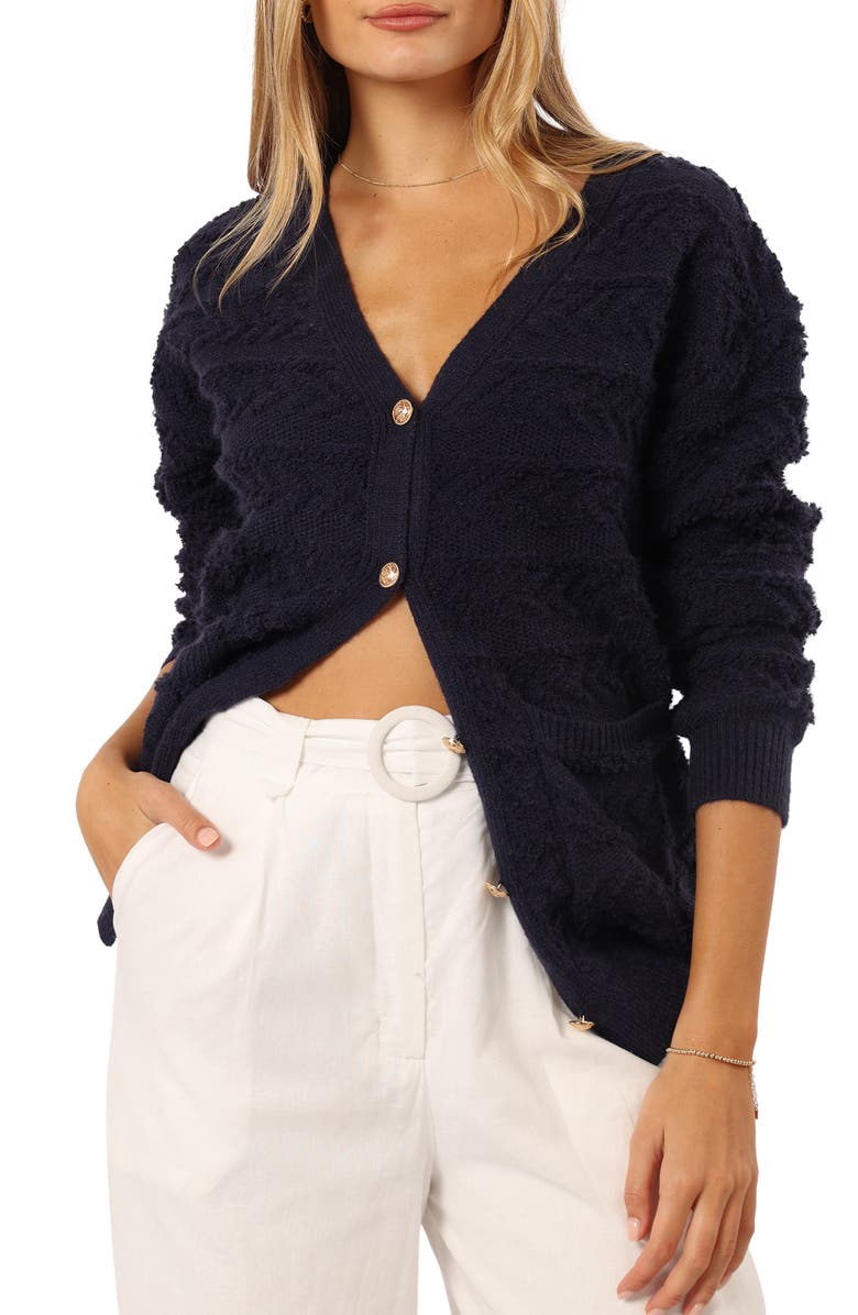 Petal & Pup Zalina Cardigan, Main, color, Navy