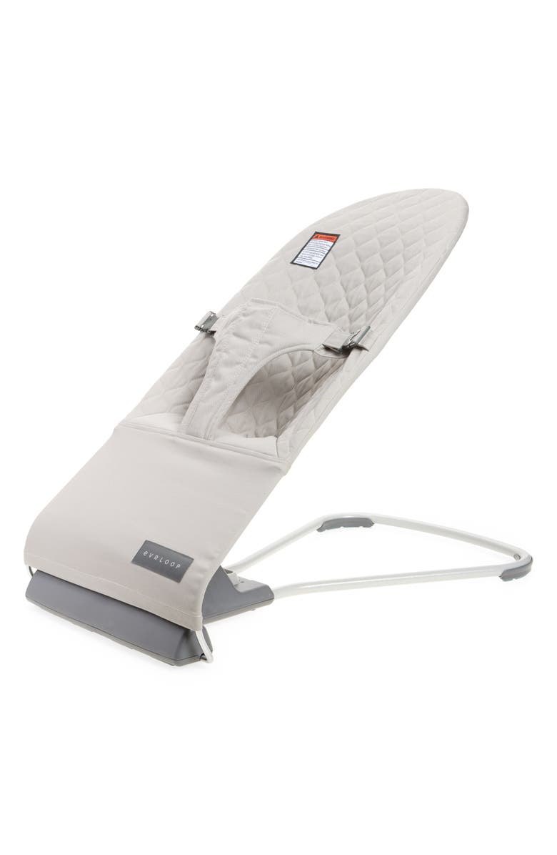 EVRLOOP Organic Bouncer Chair, Main, color, Mist Grey