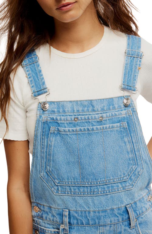 Free People Ziggy Denim Overalls In Blue