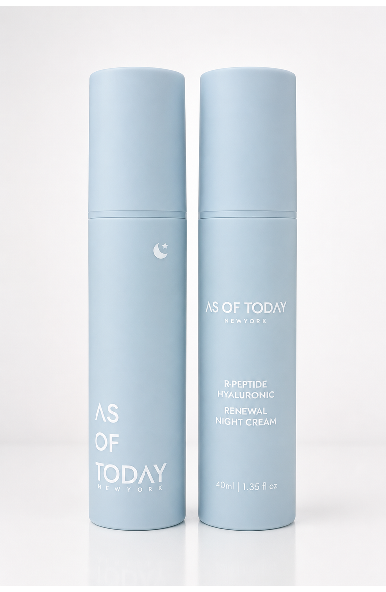 AS OF TODAY R-Peptide Hyaluronic Acid Renewing Night Cream, Alternate, color, NO COLOR
