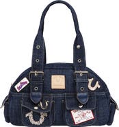 True Religion Multipatch Satchel Bag