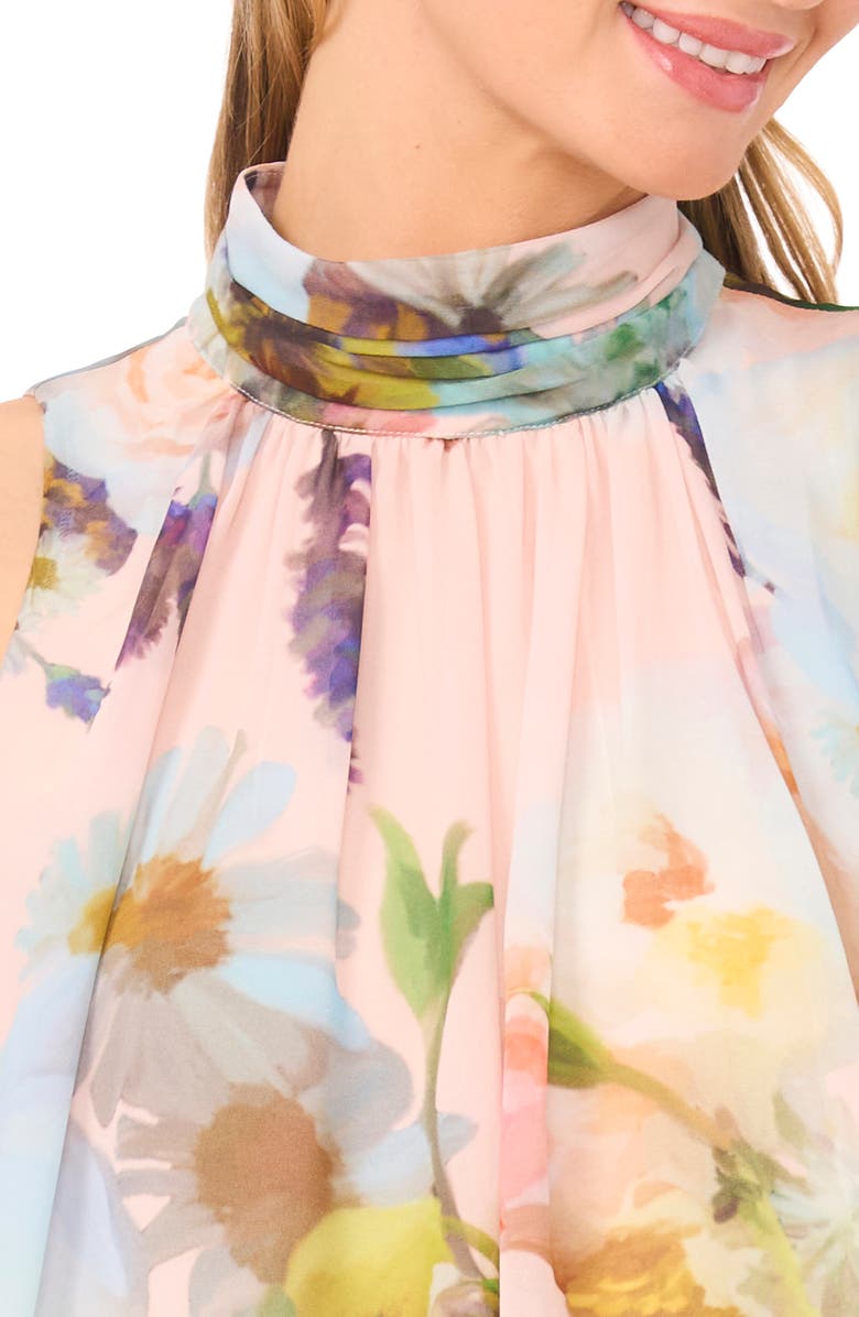 Ted Baker Jalen Floral Top, Alternate, color, Morganite