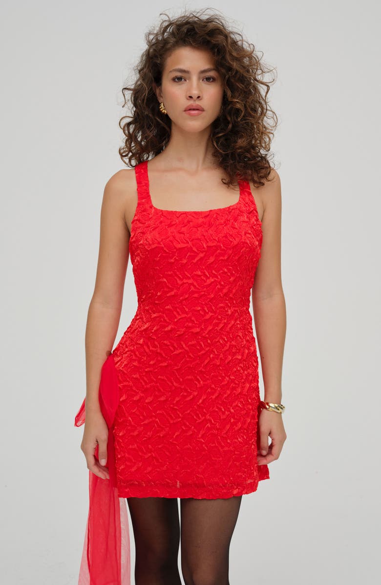 For Love & Lemons Frosted Organza Minidress, Alternate, color, 