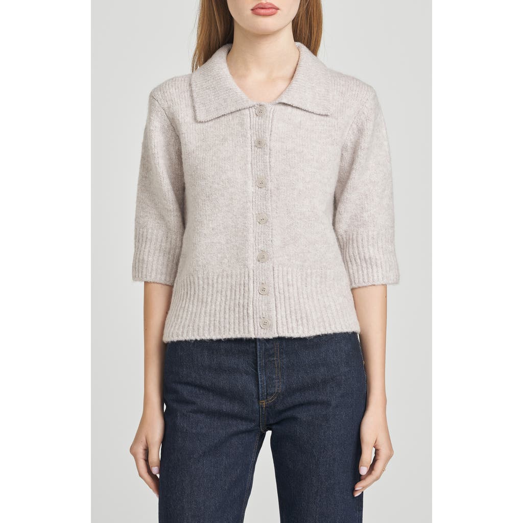 Wayf Harlow Cardigan In Gray
