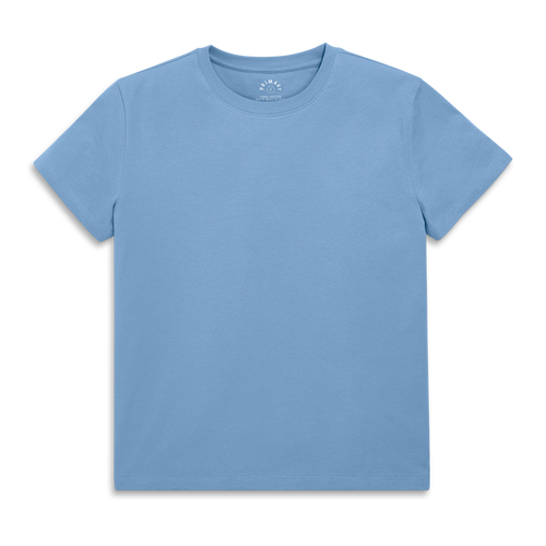 Primary Adult Easy Crewneck Tee In Vintage Blue