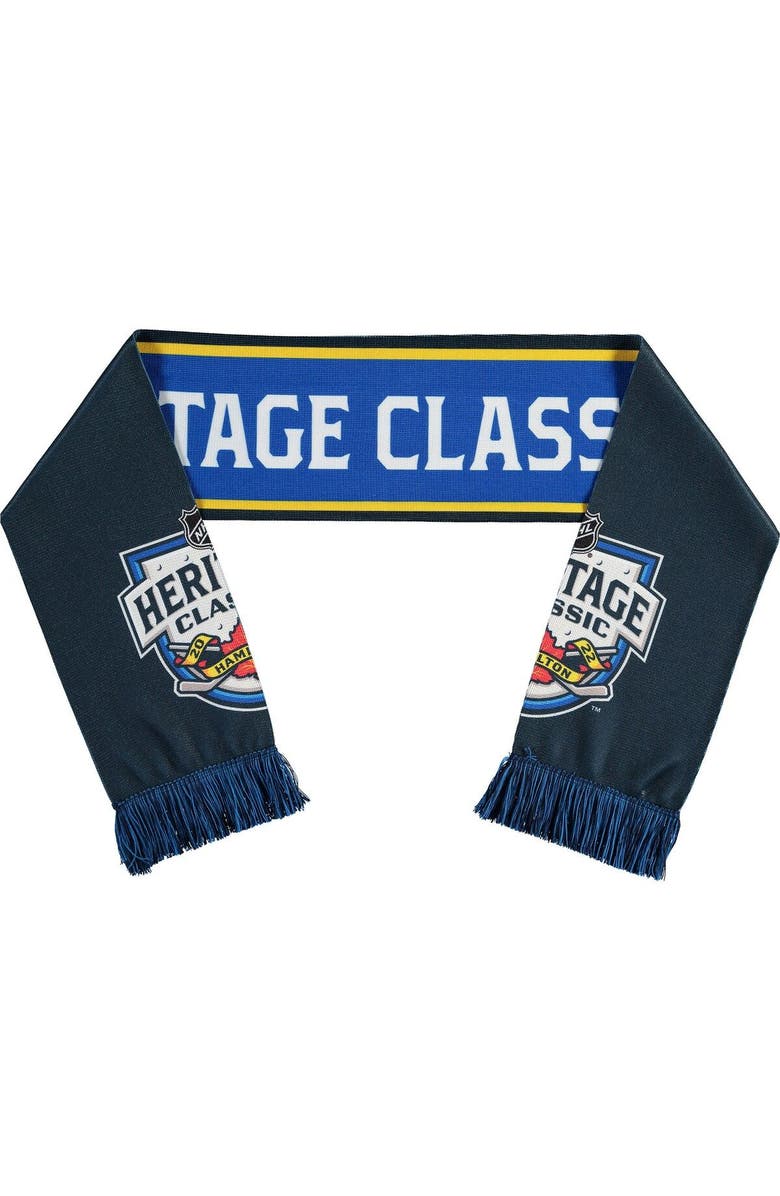 RUFFNECK SCARVES Navy NHL 2022 Heritage Classic Event Scarf, Main, color, Navy