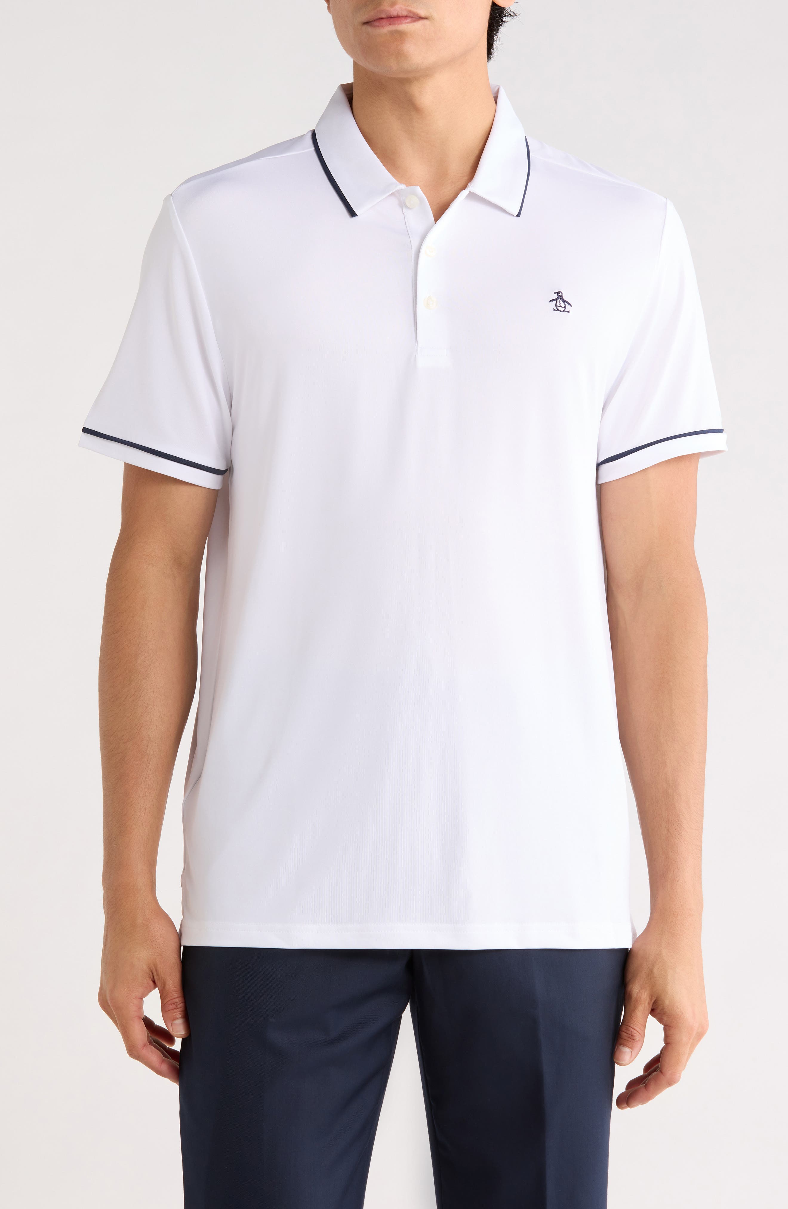 Tipped Knit Polo - image 3