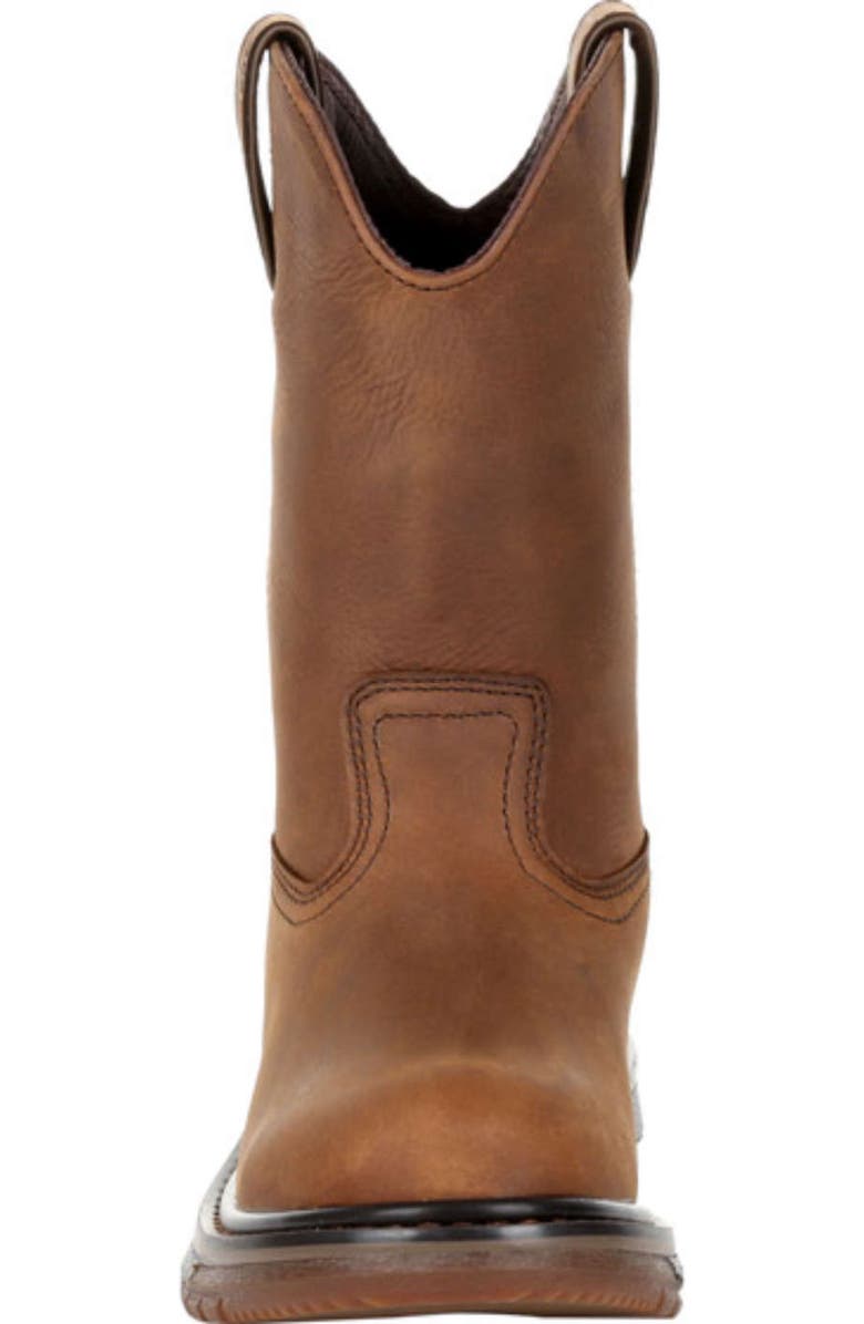 Rocky Kid's Flx Waterproof Western Boot, Alternate, color, Brown