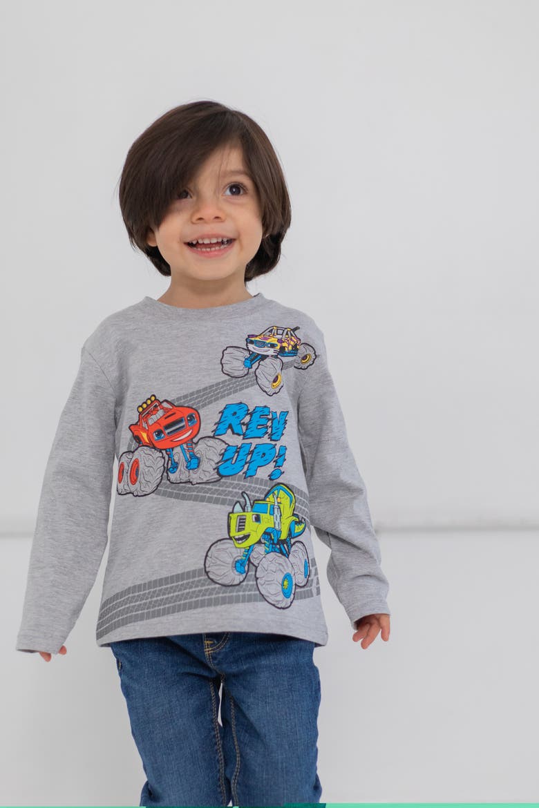 2-Pack Long Sleeve Tees, Alternate, color, Red Gray Blaze Zeg
