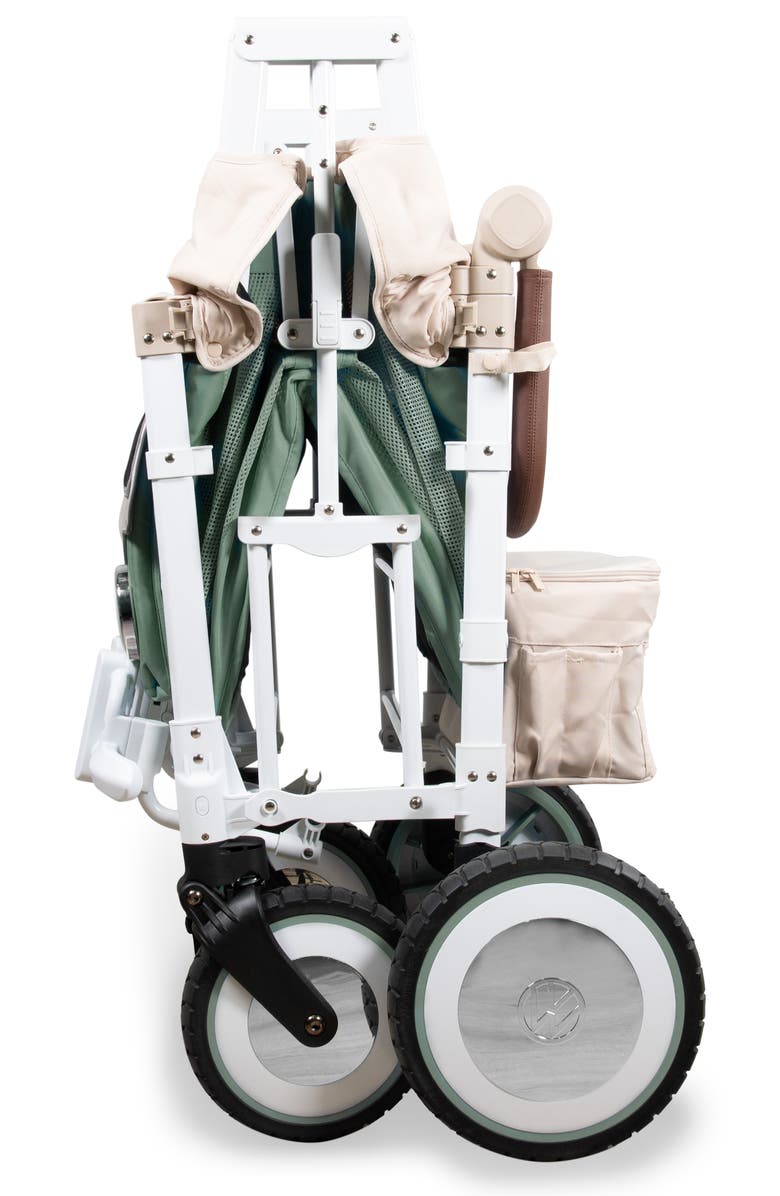 WonderFold VW2 Volkswagon Stroller Wagon, Alternate, color, Sage Green