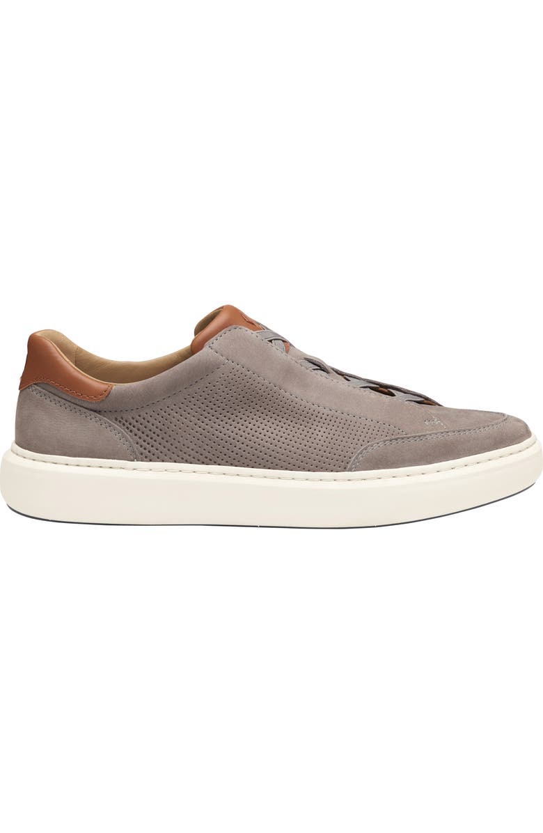 Johnston
Murphy Anders Perforated Leather Sneaker, Alternate, color, Gray Nubuck