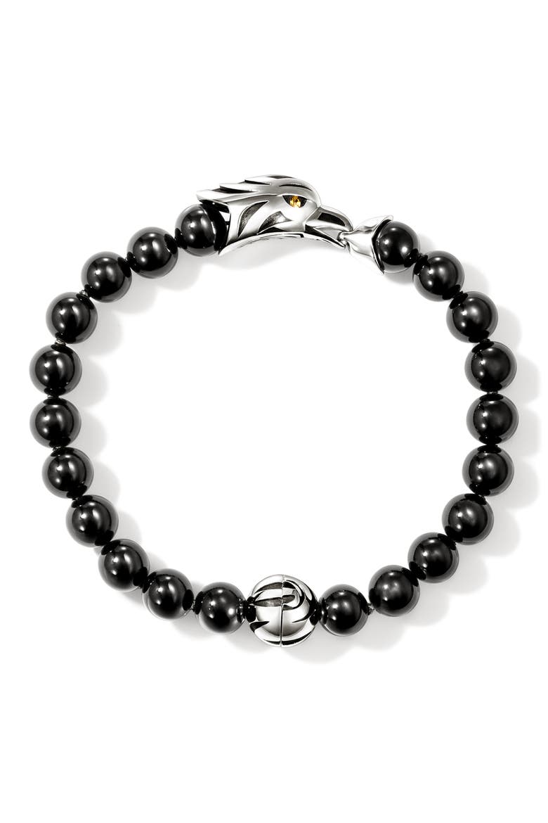 Legends Eagle Bracelet, Alternate, color, SILVER
