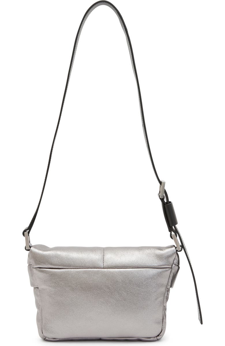 AllSaints Colette Quilted Leather Crossbody Bag, Alternate, color,