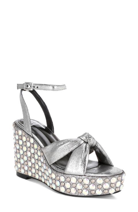 Moondot Wedge Sandal