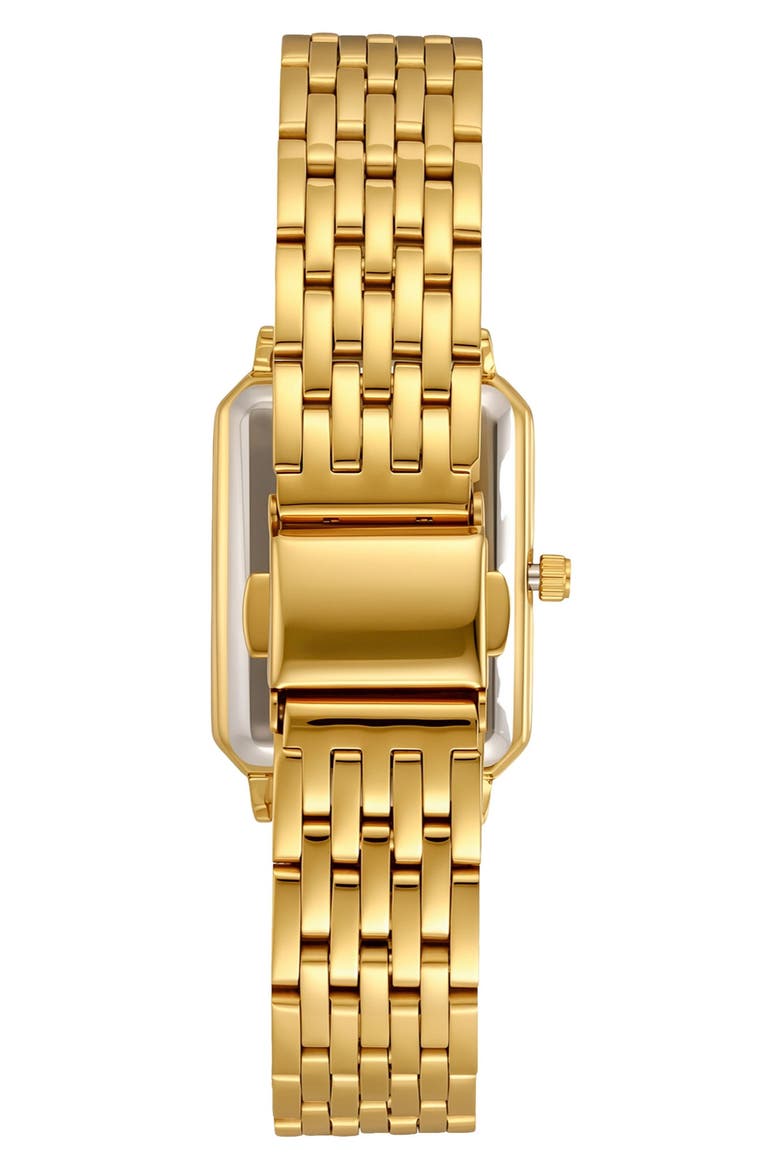 Venice Bracelet Watch, 29.5mm x 23.5mm, Alternate, color, GOLD/ WHITE