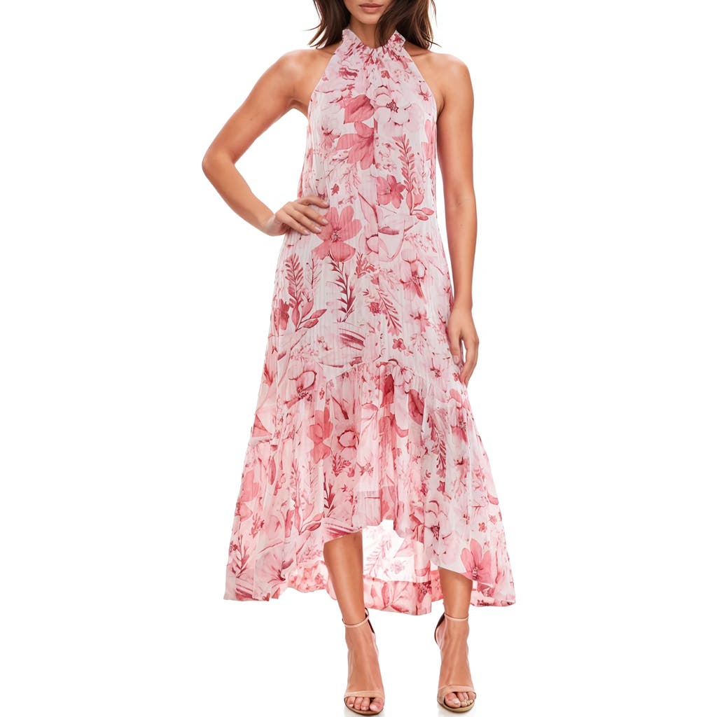 SOCIALITE SOCIALITE HIGH/LOW HALTER DRESS