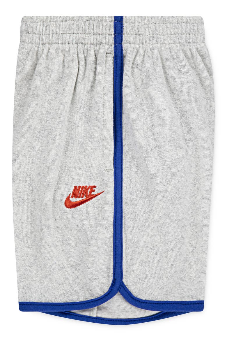 Kids' Terry Activewear Shorts, Alternate, color, BIRCH HEATHER