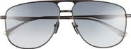 Gucci 60mm Aviator Sunglasses