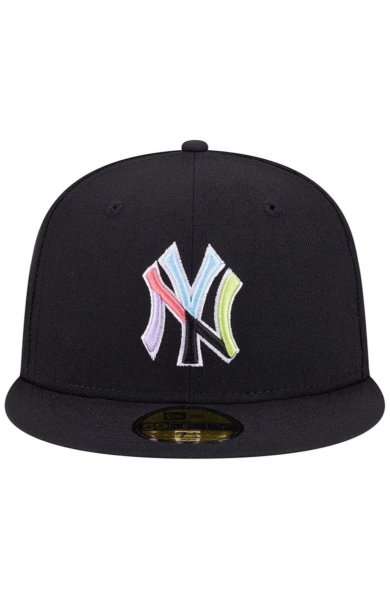 New Era Men's New Era Black New York Yankees Multi-Color Pack 59FIFTY Fitted Hat, Alternate, color, 