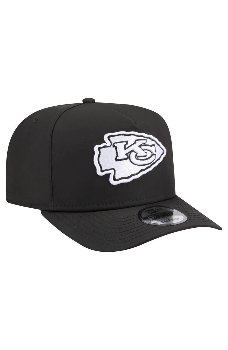 New Era Men's New Era  Black Kansas City Chiefs Gore-Tex A-Frame 9FIFTY Adjustable Hat, Alternate, color, Black