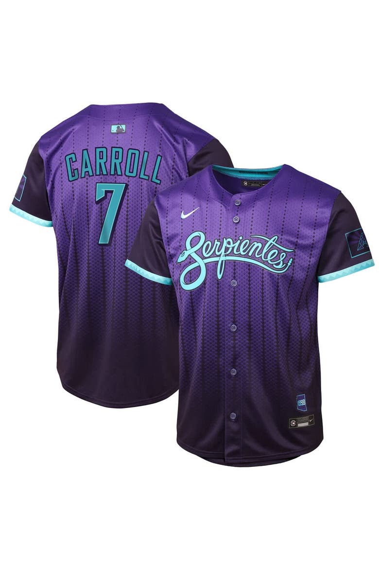 Youth Nike Corbin Carroll Purple Arizona Diamondbacks 2025 City