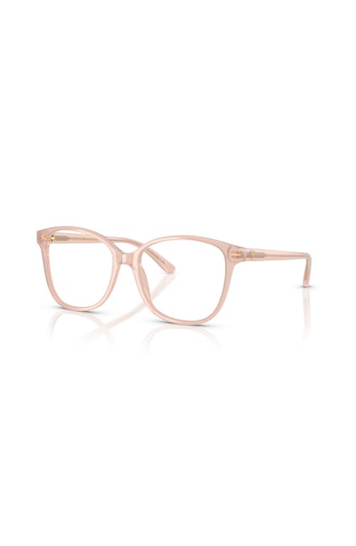 Ralph Lauren 54mm Cat Eye Optical Glasses In Pink