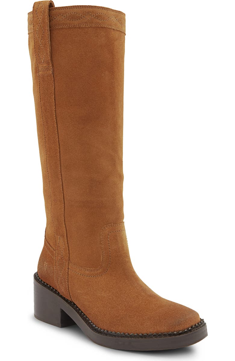 Frye Kate Block Heel Boot, Main, color, Nutmeg