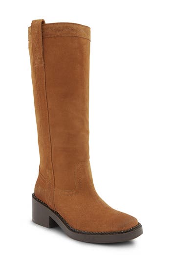 Frye Kate Block Heel Boot In Brown