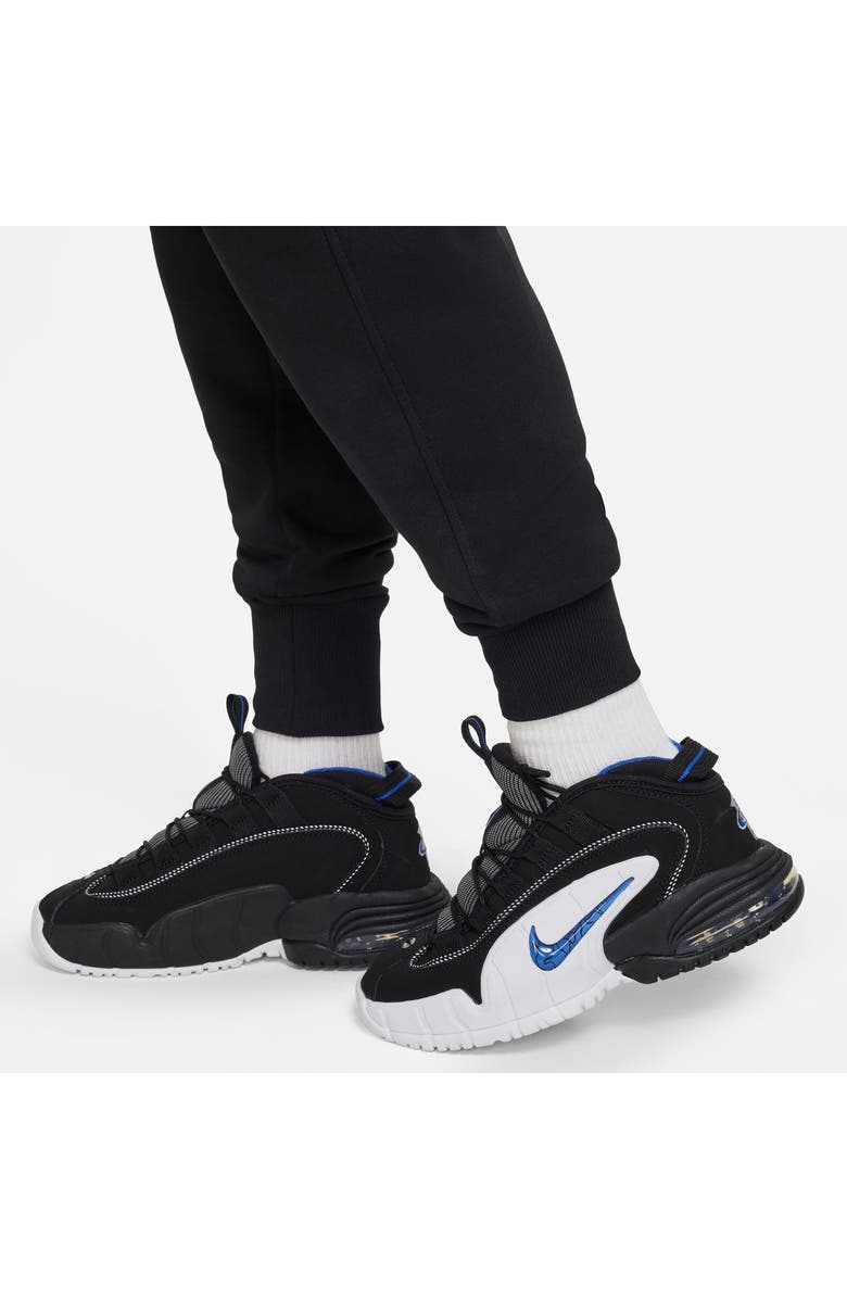 Nike Kids' Sportswear Club Fleece Joggers, Alternate, color, Black/ Black/ White