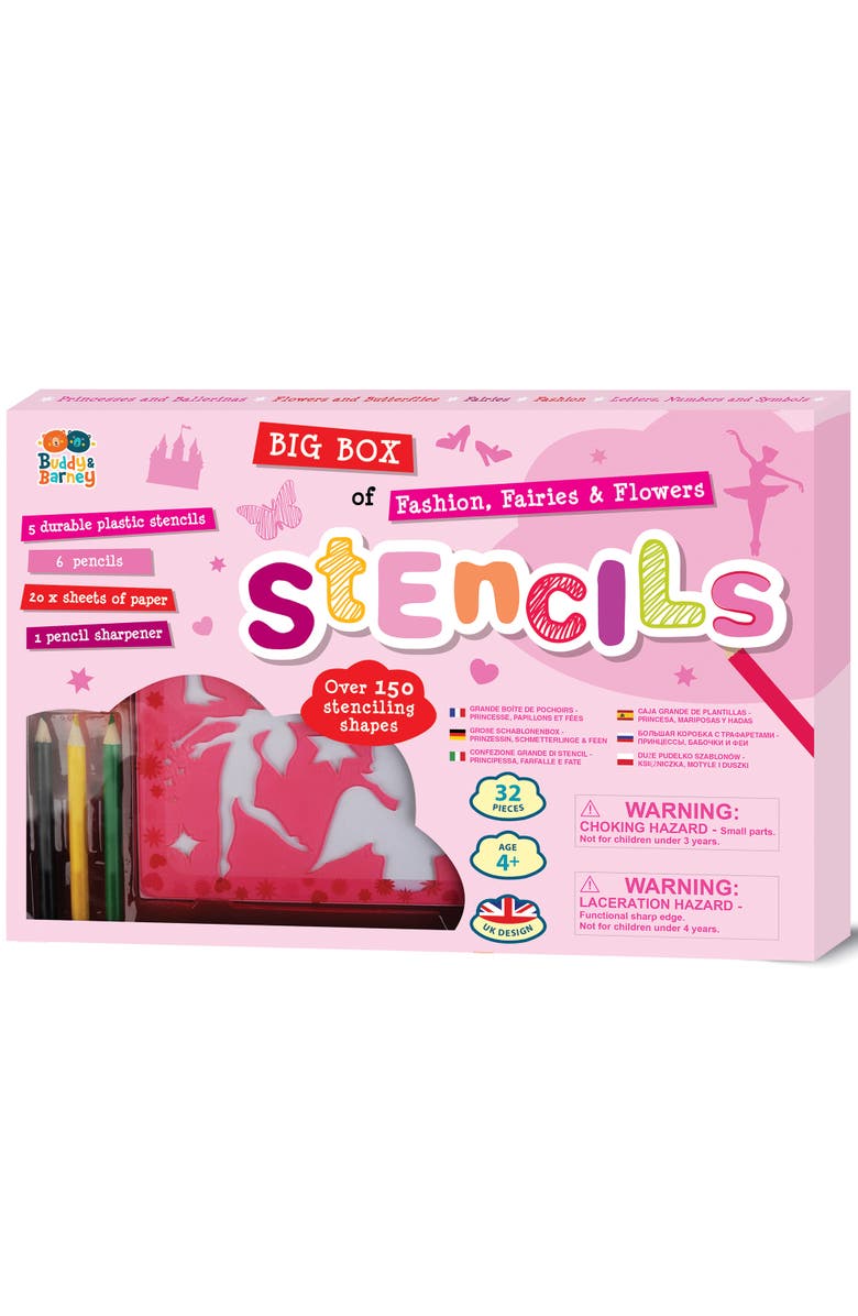 Buddy & Barney Big Box Of Stencils, Main, color,