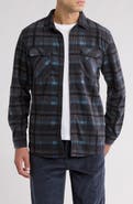 Union Cascade Buffalo Plaid Microfleece Button-Up Shirt